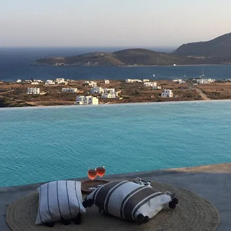Villa Splendid 2 Bedrooms Zeus Beautiful Sea Views Private Infinity Pool Agios Georgios